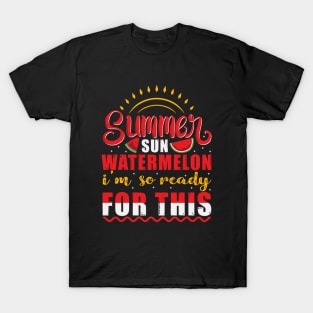 Summer Sun Watermelon T-Shirt